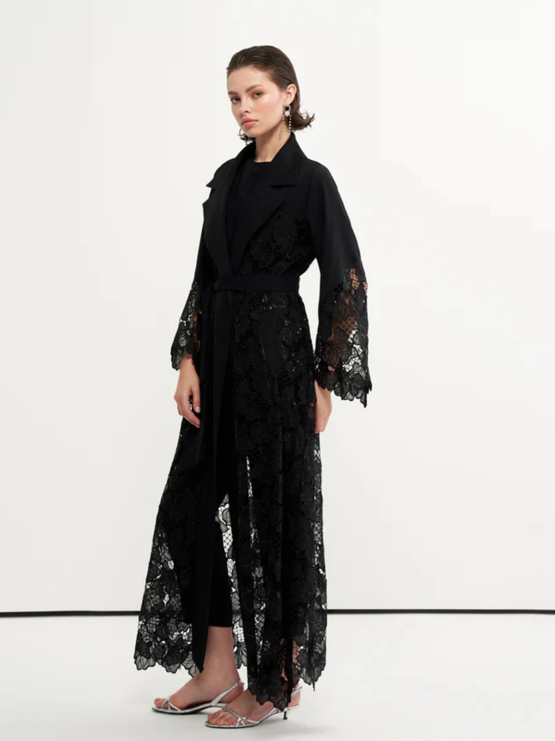 NAKIŞ İŞLEME DETAYLI GÜPÜR ABAYA - 6323 I ATELIER FARSE