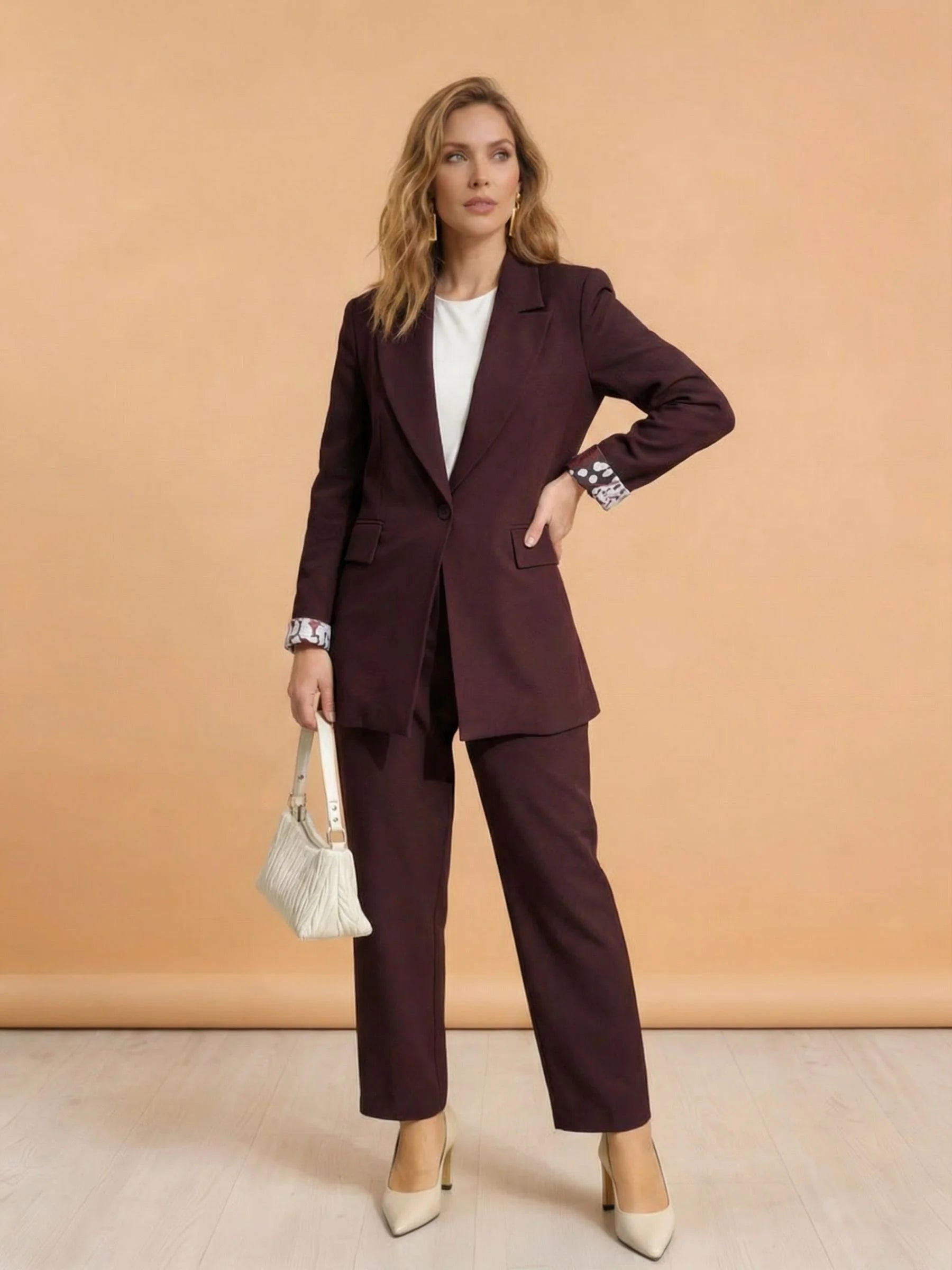 İç Astar Detaylı Blazer Takım - 202935